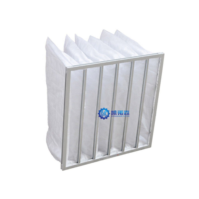 390 * 390 * 535 mm Przemysłowy filtr powietrza kieszonkowego Filtr powietrza o średniej wydajności