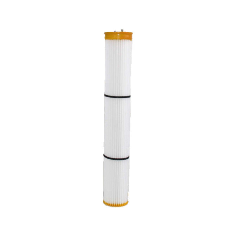 Biała poliestrowa plisowana torba na kurz Wkład filtrujący o wysokości 20 cm-350 cm